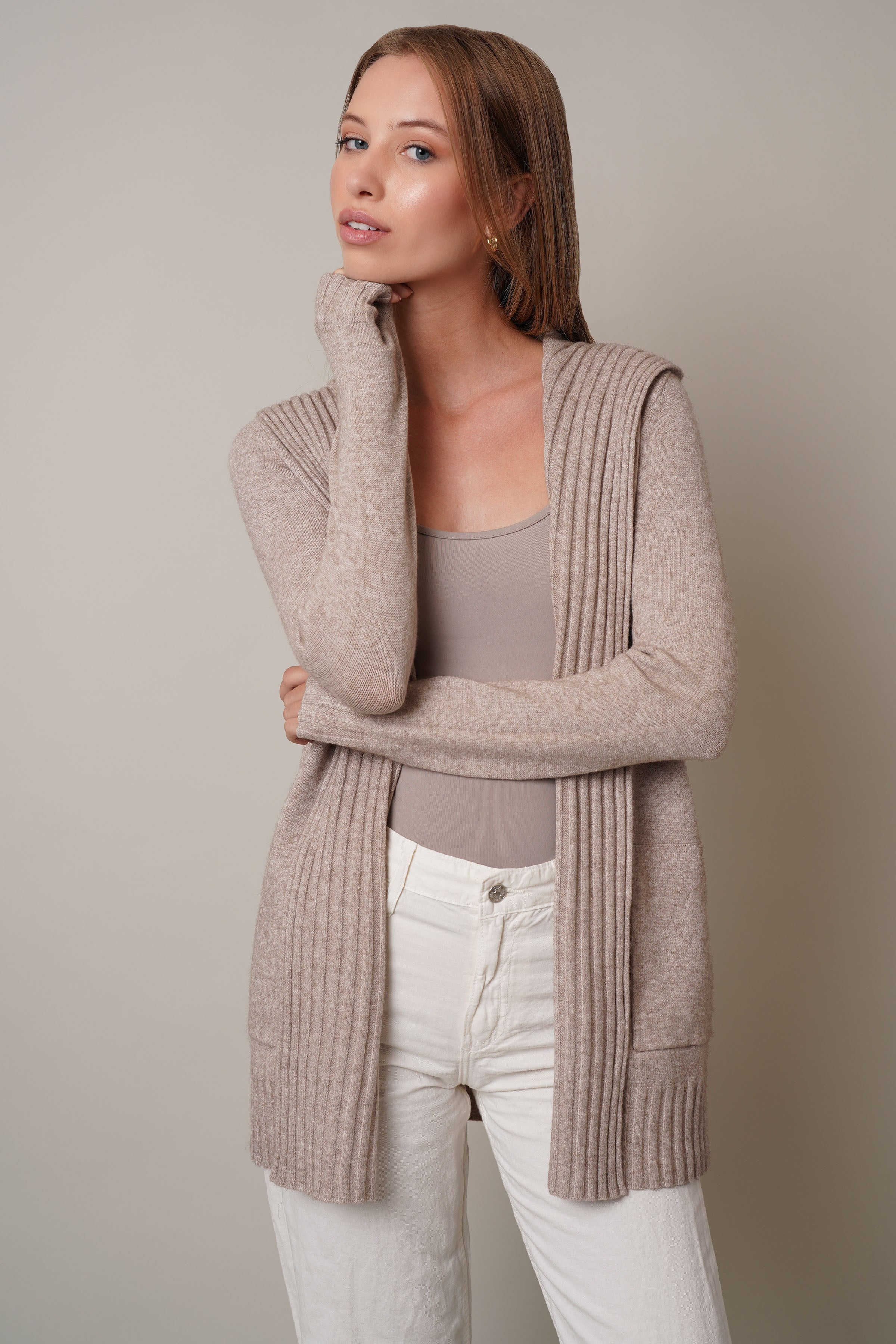 Cyrus hooded cardigan on sale