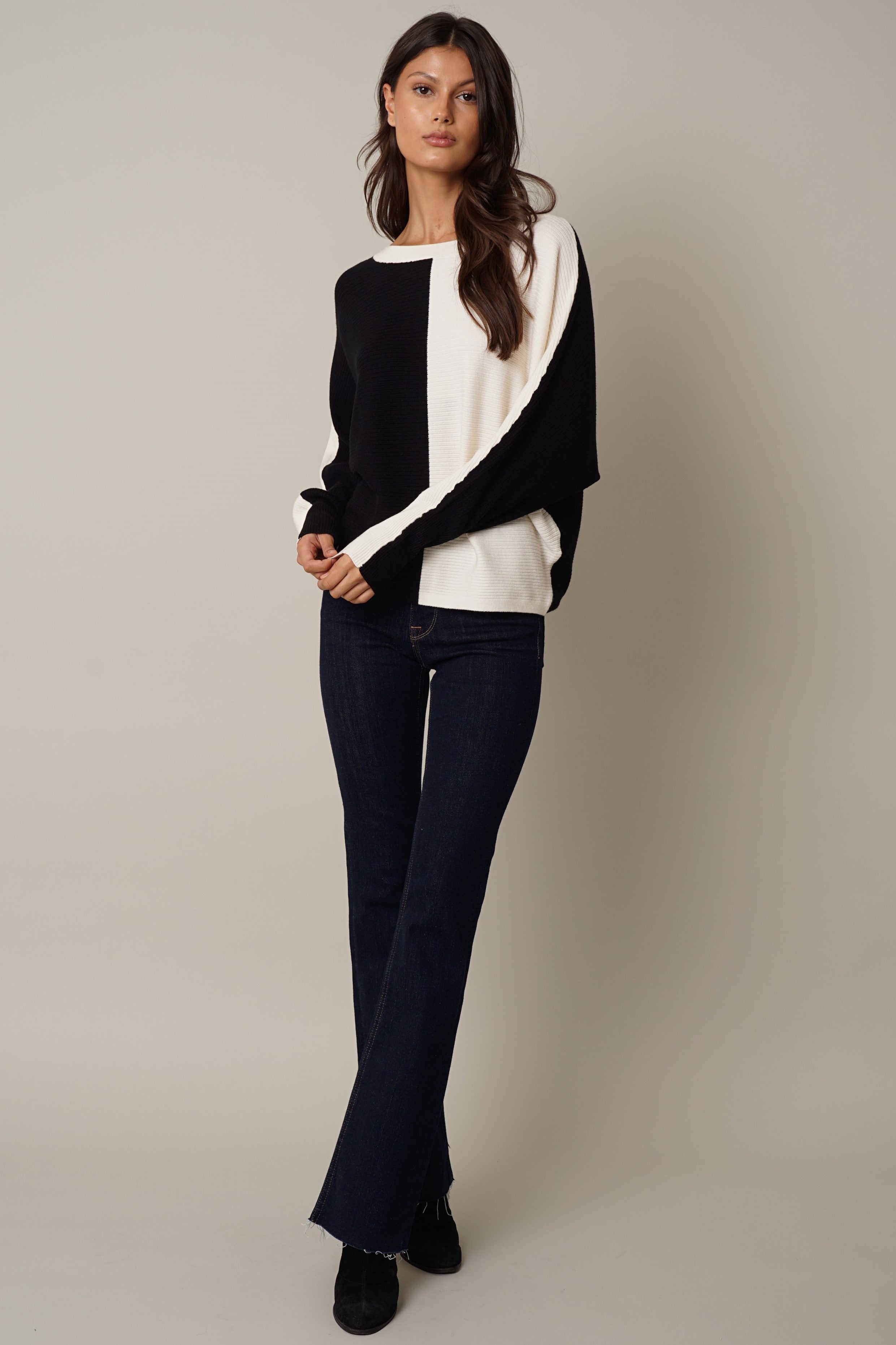 Cyrus - Color Block Dolman Sweater