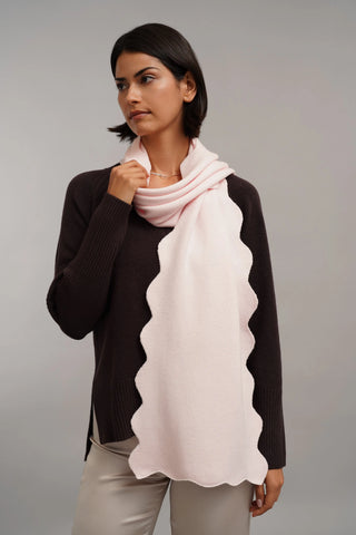 The Scallop Trim Scarf