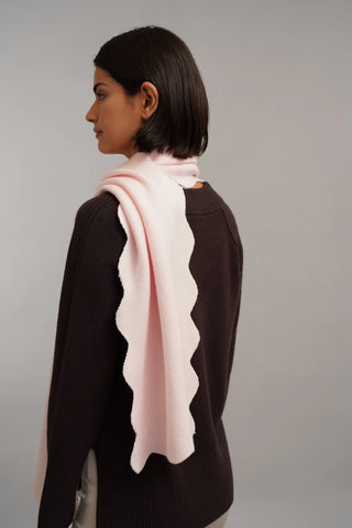 The Scallop Trim Scarf