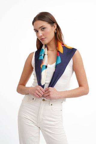 The Painterly Silk Scarf