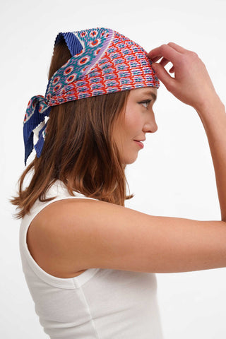 The Pleated Silk Scarf