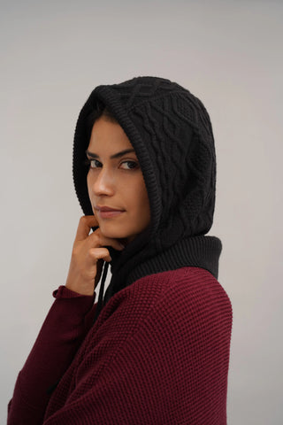 The Cable Knit Hood
