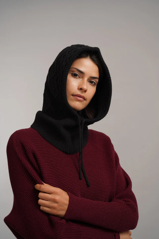 The Cable Knit Hood