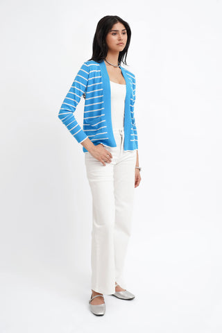 The Harbor Stripe Cardigan