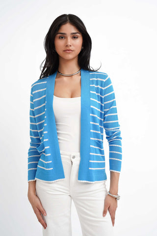 The Harbor Stripe Cardigan
