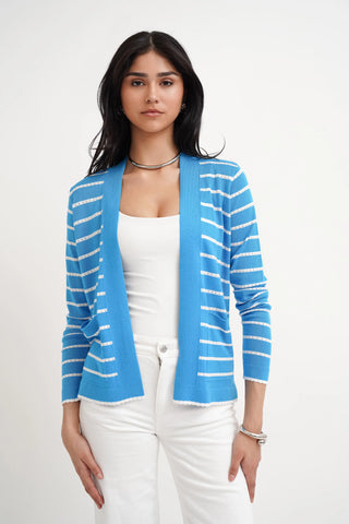 The Harbor Stripe Cardigan