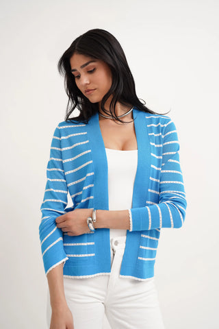 The Harbor Stripe Cardigan