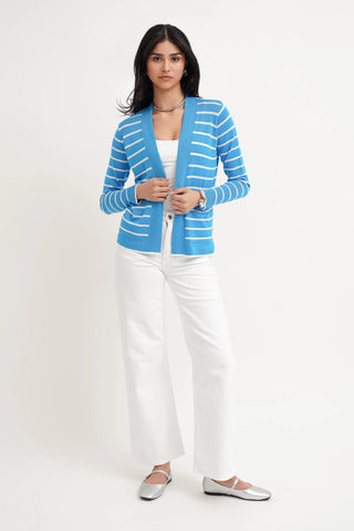 The Harbor Stripe Cardigan