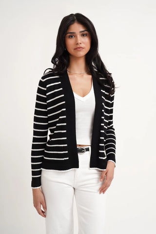 The Harbor Stripe Cardigan