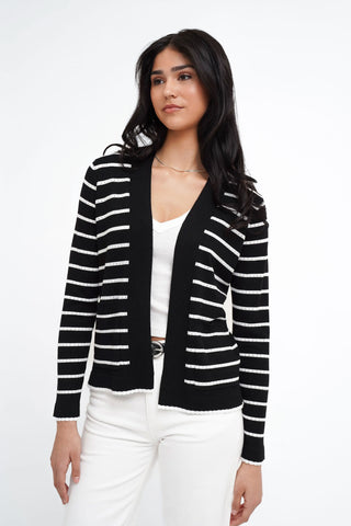 The Harbor Stripe Cardigan