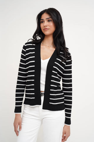 The Harbor Stripe Cardigan