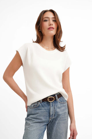 The Structured Cap Sleeve Knit