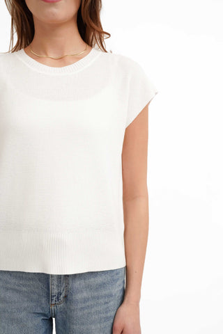 The Structured Cap Sleeve Knit