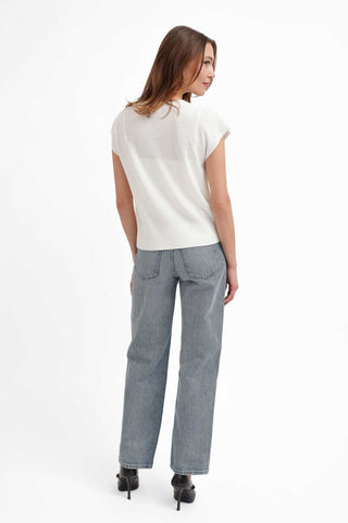The Structured Cap Sleeve Knit
