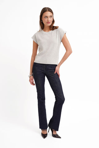 The Structured Cap Sleeve Knit