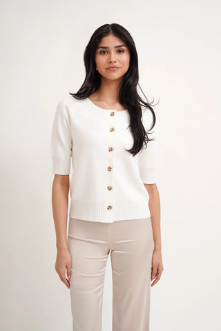 The Soft Structure Short Sleeve Cardigan