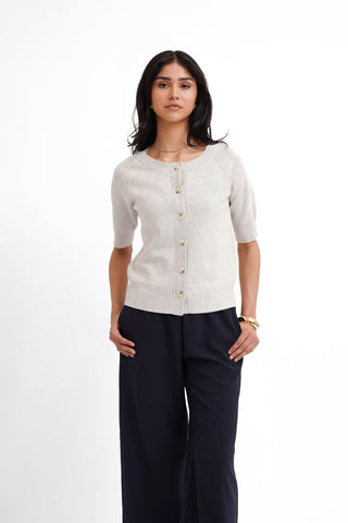 The Soft Structure Short Sleeve Cardigan