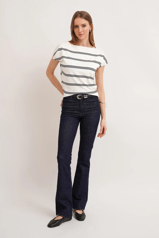 The Fine Line Knit Tee