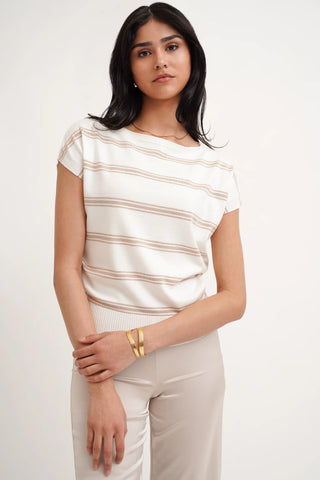 The Fine Line Knit Tee