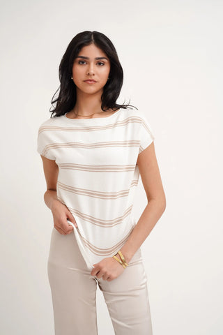 The Fine Line Knit Tee