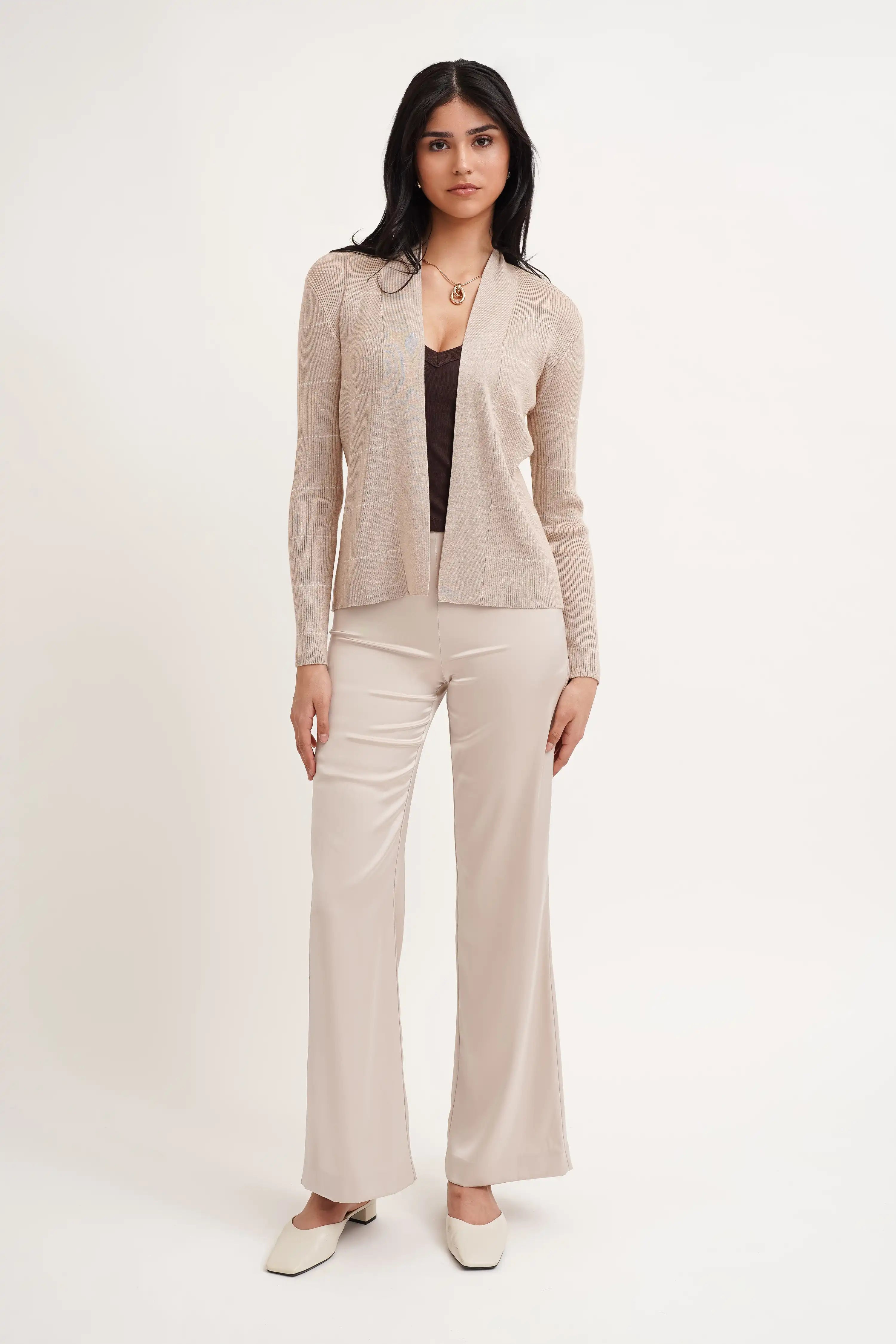 The Fine Line Open Cardigan