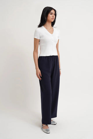 The Scalloped V Cardigan