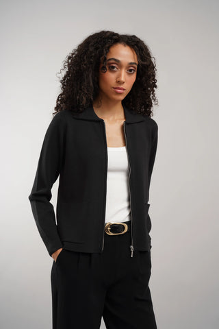 The Zip Collar Cardigan