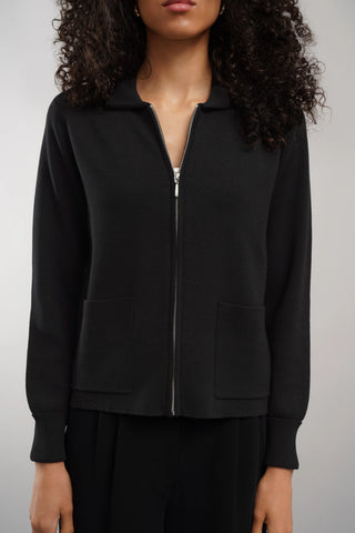 The Zip Collar Cardigan