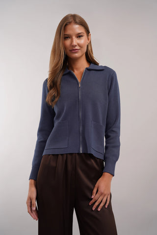 The Zip Collar Cardigan