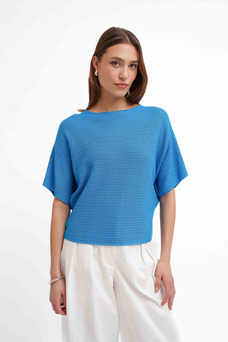 The Textured Dolman Tee