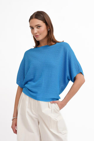 The Textured Dolman Tee