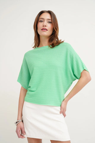 The Textured Dolman Tee