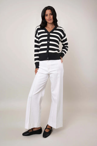 The Modern Stripe Cardigan