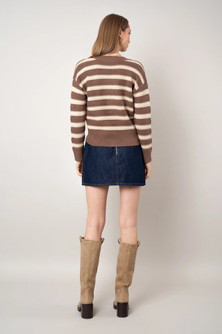 The Modern Stripe Cardigan