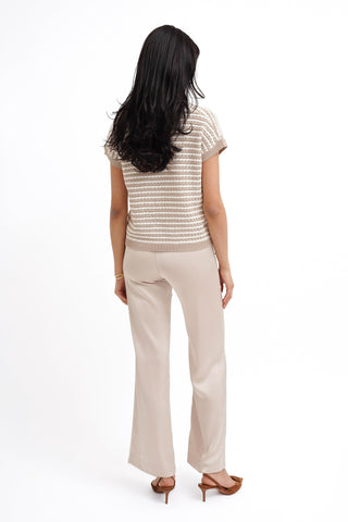 The Easy Stripe Knit Tee
