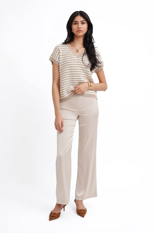 The Easy Stripe Knit Tee