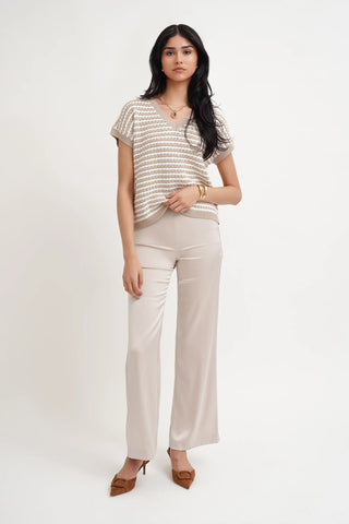 The Easy Stripe Knit Tee