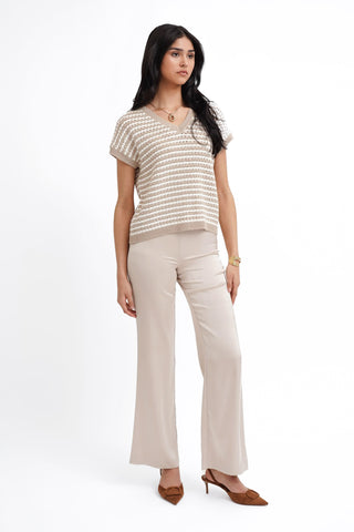 The Easy Stripe Knit Tee