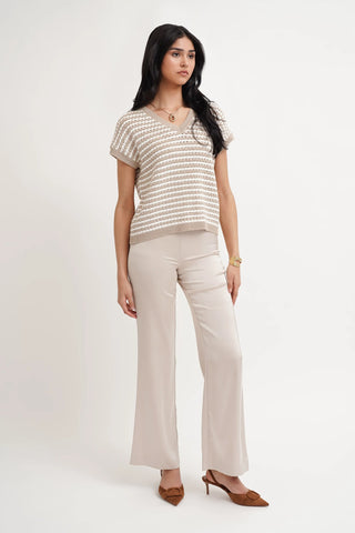 The Easy Stripe Knit Tee