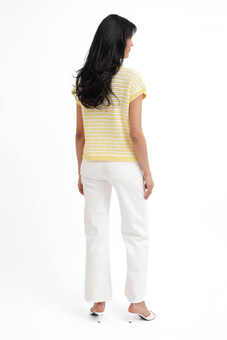 The Easy Stripe Knit Tee