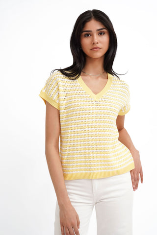 The Easy Stripe Knit Tee