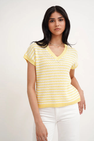 The Easy Stripe Knit Tee