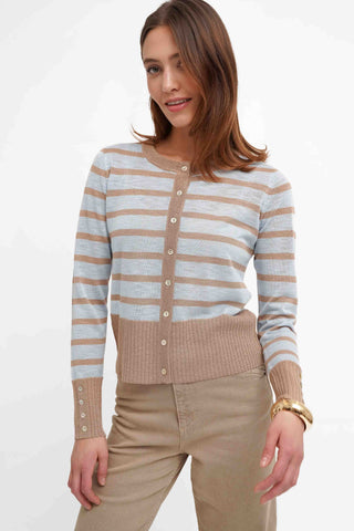 The Soft Stripe Cardigan
