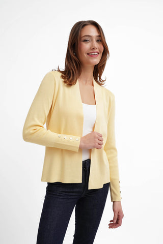 The Draped Ease Open Cardigan