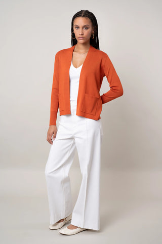 The Refined Open Cardigan