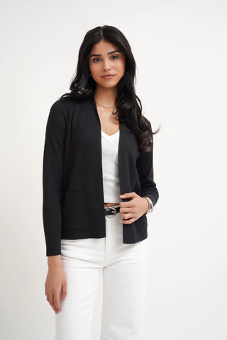 The Tailored Open Cardigan