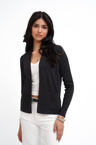 The Tailored Open Cardigan