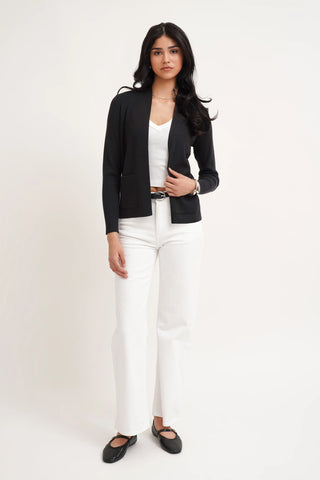 The Tailored Open Cardigan