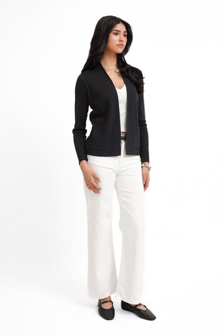 The Tailored Open Cardigan
